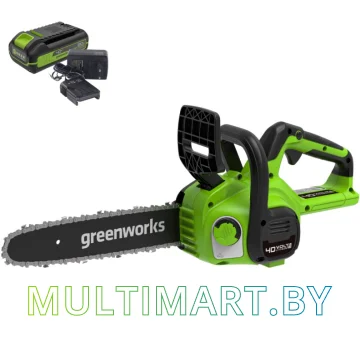Аккумуляторная пила Greenworks G40CS30IIK2 2007807UA (с 1-им АКБ)